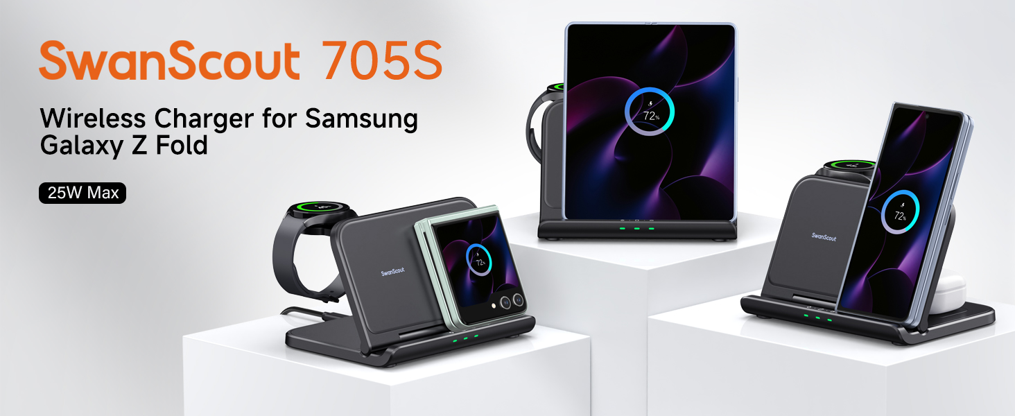 Amazon.com: 25W Fast Wireless Charger for Samsung Z Fold 7/6
